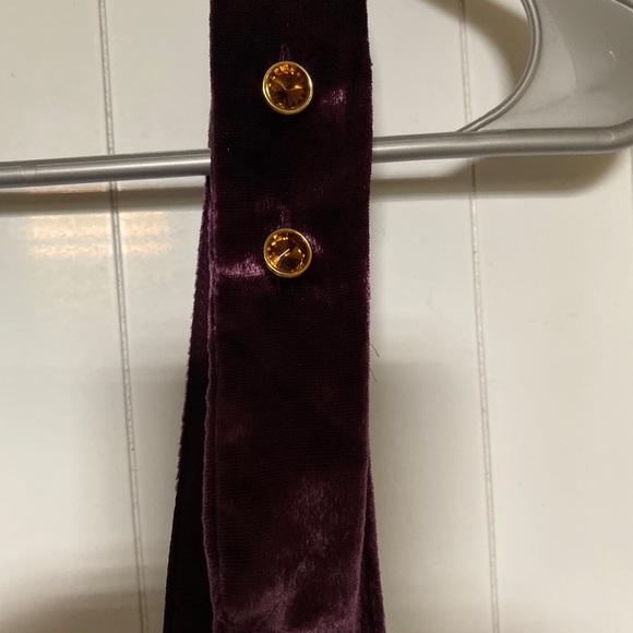 Anthropologie Maeve Velvet Jumpsuit - Picture 5 of 6